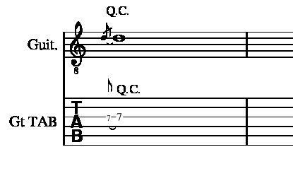 クオーターチョーキングやり方説明3弦7フレット