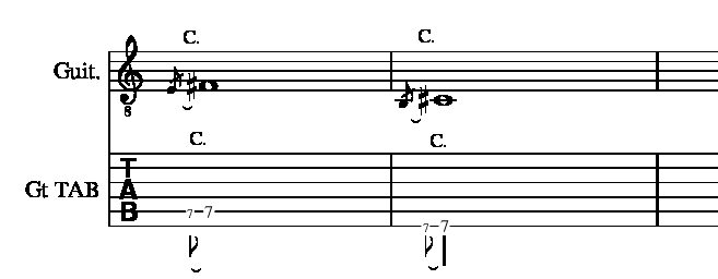5、6弦チョーキング